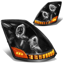 Load image into Gallery viewer, 2004-2018 Volvo VN VNL LED Projector Headlights - Black Housing