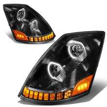 Load image into Gallery viewer, 2004-2018 Volvo VN VNL LED Projector Headlights - Black Housing
