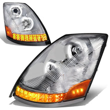 Load image into Gallery viewer, 04-18 Volvo VN VNL LED Projector Headlights - Chrome Housing