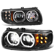 Load image into Gallery viewer, 2008-2021 Peterbilt 388/389/567 Black Headlights