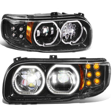 Load image into Gallery viewer, 2008-2021 Peterbilt 388/389/567 Black Headlights