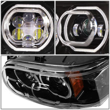 Load image into Gallery viewer, 2008-2021 Peterbilt 388/389/567 Black Headlights