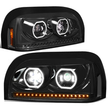 Load image into Gallery viewer, 96-10 Freightliner Century Projector Headlights - Black