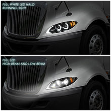 Load image into Gallery viewer, 09-18 International Harvester ProStar Full LED Headlights - Black