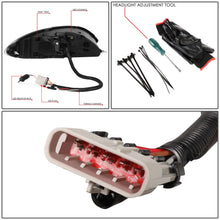 Load image into Gallery viewer, 09-18 International Harvester ProStar Full LED Headlights - Black