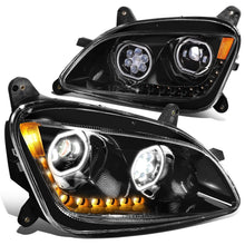 Load image into Gallery viewer, 11-20 Peterbilt 579 LED Headlights - Black