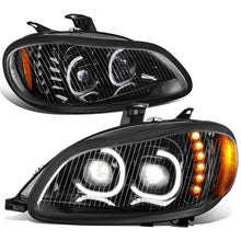 Load image into Gallery viewer, 04-12 Freightliner M2 Projector LED DRL Headlights - Black Housing