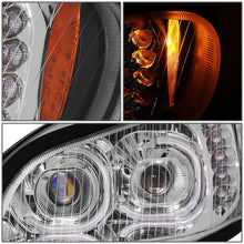 Load image into Gallery viewer, 03-19 Freightliner M2 Projector LED DRL Chrome Headlights