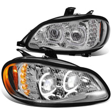 Load image into Gallery viewer, 03-19 Freightliner M2 Projector LED DRL Chrome Headlights