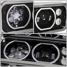 Load image into Gallery viewer, 81-88 Peterbilt 359 / 87-07 379 / 08-21 389 LED Headlights - Black