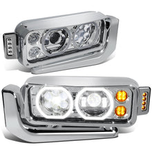 Load image into Gallery viewer, 81-88 Peterbilt 359 / 87-07 379 / 08-21 389 LED Clear Headlights
