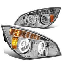Load image into Gallery viewer, 18-20 Freightliner Cascadia Halo LED DRL Headlights - Black Housing