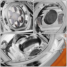 Load image into Gallery viewer, 18-20 Freightliner Cascadia Halo LED DRL Headlights - Black Housing