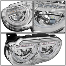 Load image into Gallery viewer, 2008-2014 Dodge Challenger Chrome Housing Headlights