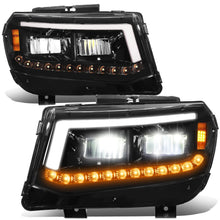 Load image into Gallery viewer, 2014-2015 Chevrolet Camaro Full LED Headlights - Black