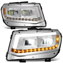 Load image into Gallery viewer, 2014-2015 Chevrolet Camaro Full LED Chrome Headlights