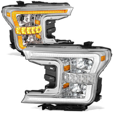 Load image into Gallery viewer, 2018-2020 Ford F150 Chrome LED Headlights