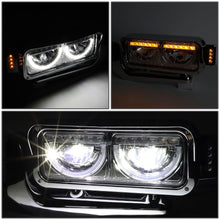 Load image into Gallery viewer, Chrome Headlights for 81-88 Peterbilt 359 / 87-07 379 / 08-21 389
