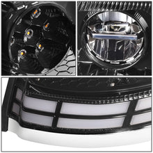 Load image into Gallery viewer, 2003-2017 Volvo VN VNL VNM VNX LED Switchback Headlights Black