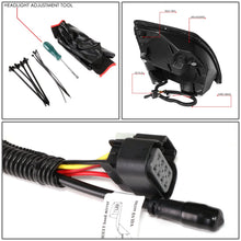 Load image into Gallery viewer, 03-17 Volvo VN VNL VNM VNX LED Switchback Headlights Chrome