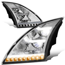 Load image into Gallery viewer, 18-21 Volvo VNL/VNR Sequential LED Headlights Chrome