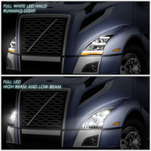 Load image into Gallery viewer, 18-21 Volvo VNL/VNR Sequential LED Headlights Chrome