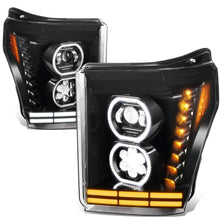 Load image into Gallery viewer, F250/350 Black Headlights