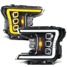 Load image into Gallery viewer, 2018-2019 Ford F150 Black Headlights