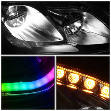 Load image into Gallery viewer, 13-20 Peterbilt 579 / 11-18 Peterbilt 587 Full LED RGB DRL Headlights