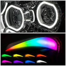 Load image into Gallery viewer, 08-17 Freightliner Cascadia Full LED Halo Projector Headlights Chrome