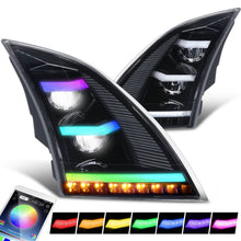 Load image into Gallery viewer, 18-21 Volvo VNL/VNR Full LED RGB DRL Sequential Turn Signal Headlights