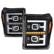 Load image into Gallery viewer, 2011-2016 Ford F-250/F-350/F-450/F-550 Sequential LED Projector Headlights