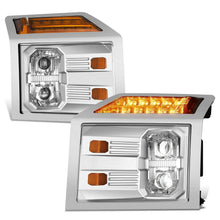 Load image into Gallery viewer, 2018-2025 Mack Anthem Full LED Dual Projector Headlights Chrome