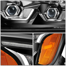 Load image into Gallery viewer, 2008-2017 Kenworth T660 LED Sequential Projector Headlights Black