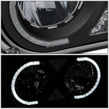 Load image into Gallery viewer, 1981-1988 Peterbilt 359/379/389 Full LED Reflector Headlights Black