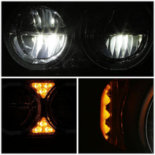 Load image into Gallery viewer, 1981-1988 Peterbilt 359/379/389 Full LED Reflector Headlights Chrome