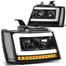 Load image into Gallery viewer, 07-14 Chevrolet Avalanche Suburban Tahoe LED DRL C-Bar Headlights