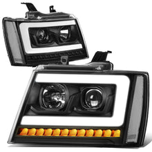 Load image into Gallery viewer, 07-14 Chevrolet Avalanche Suburban Tahoe LED DRL C-Bar Headlights