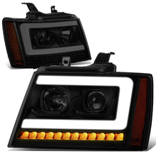 Load image into Gallery viewer, 07-14 Chevy Avalanche Tahoe Suburban LED DRL C-Bar Headlights