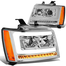 Load image into Gallery viewer, 07-14 Chevrolet Avalanche Tahoe Suburban LED DRL C-Bar Headlights