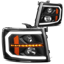 Load image into Gallery viewer, 07-14 Chevrolet Silverado LED DRL Sequential Turn Signal Headlights