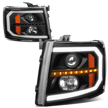 Load image into Gallery viewer, 07-14 Chevrolet Silverado LED DRL Sequential Turn Signal Headlights