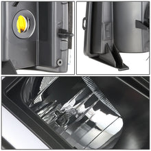 Load image into Gallery viewer, 07-14 Chevrolet Silverado Rectangle LED DRL Headlights Black Housing