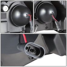 Load image into Gallery viewer, 2007-2014 Chevrolet Silverado Rectangle LED DRL Headlights Black