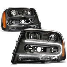 Load image into Gallery viewer, 02-09 Chevrolet Trailblazer LED DRL OE Style Headlights - Black