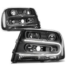 Load image into Gallery viewer, 02-09 Chevrolet Trailblazer LED DRL OE Style Headlights - Black Housing