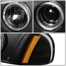 Load image into Gallery viewer, 01-07 GMC Sierra/Yukon Denali LED Halo Projector Headlights Black