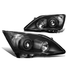 Load image into Gallery viewer, 07-11 Honda CR-V Projector Headlights - Black Housing Clear Corner