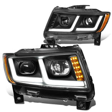 Load image into Gallery viewer, 2011-2013 Jeep Grand Cherokee Projector Headlights - Black Housing