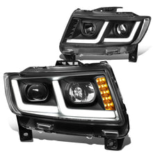 Load image into Gallery viewer, 2011-2013 Jeep Grand Cherokee Projector Headlights Black Housing